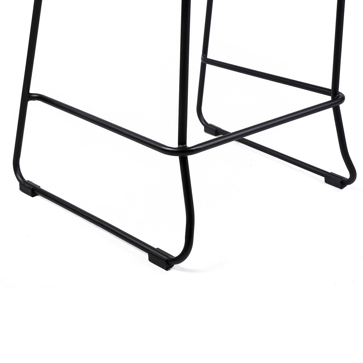Shasta - 30" Outdoor Metal And Rope Stackable Barstool