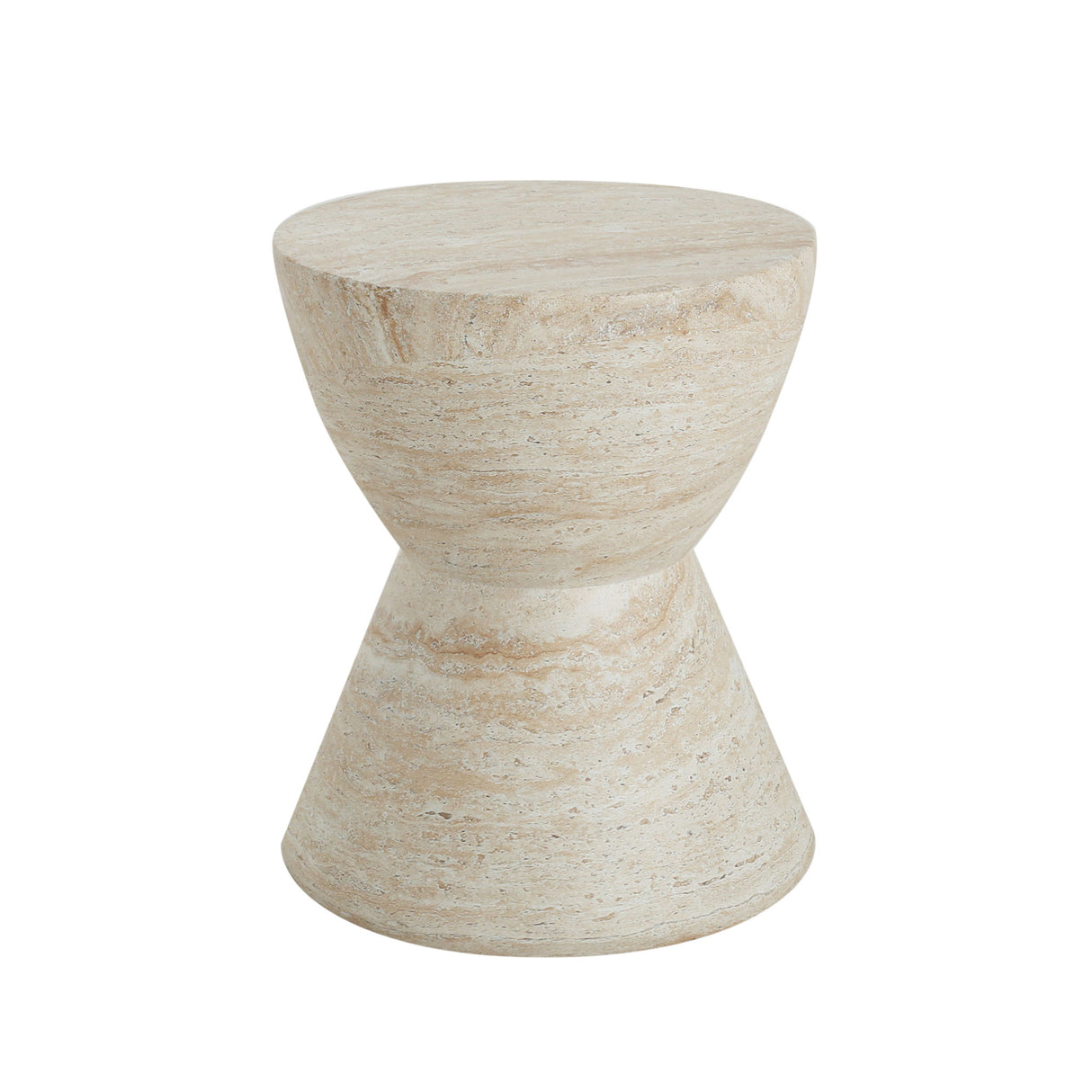 Outdoor, Lightweight Concrete Side Table