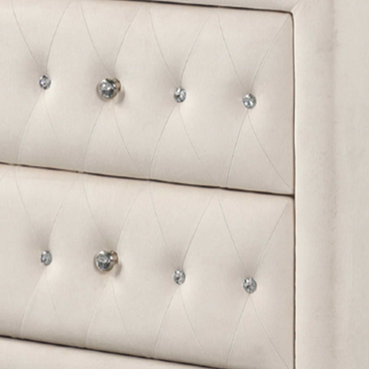 Sophia - 2 Drawer Upholstered Nightstand