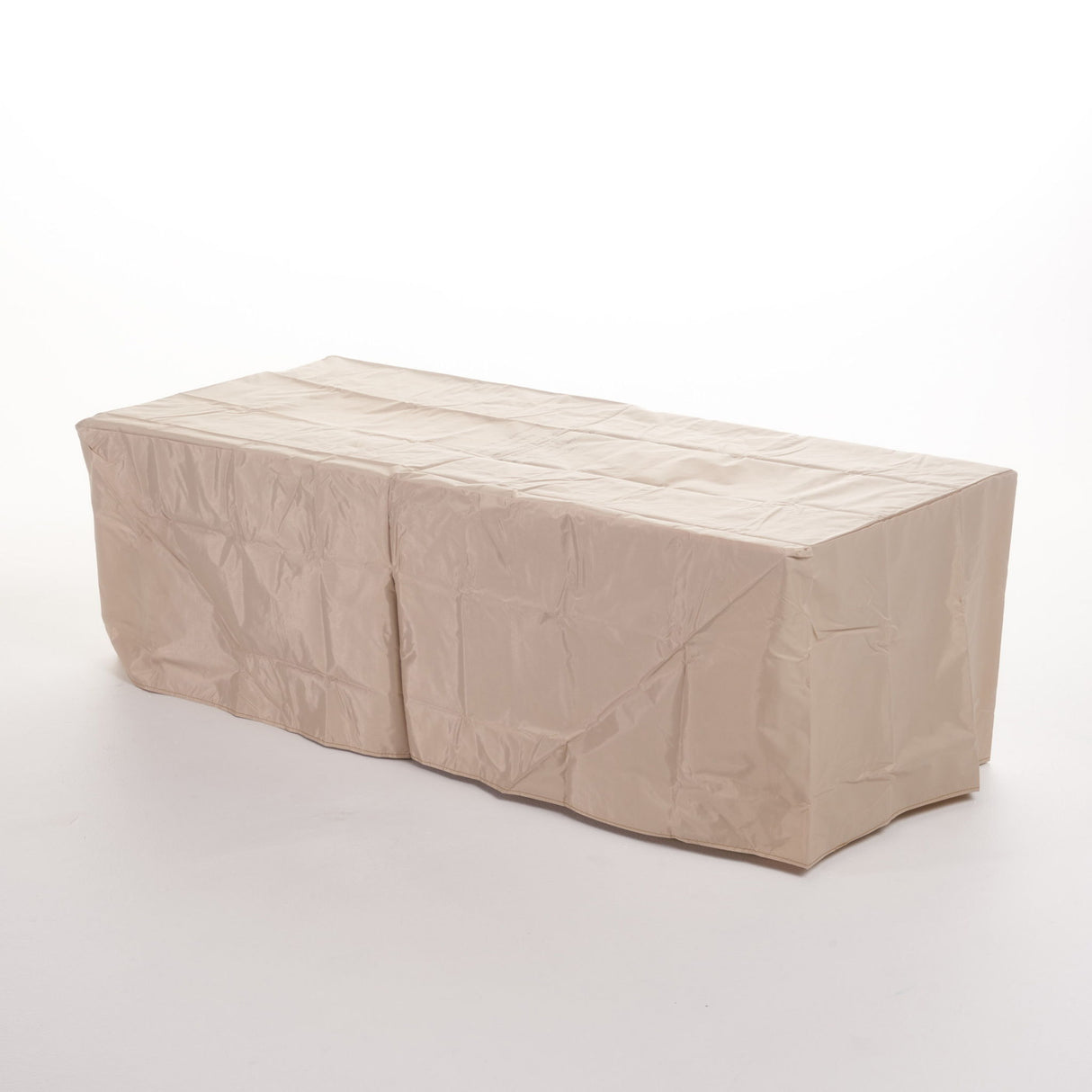 Transitional Rectangular Outdoor Propane Fire Pit Table 56x19in