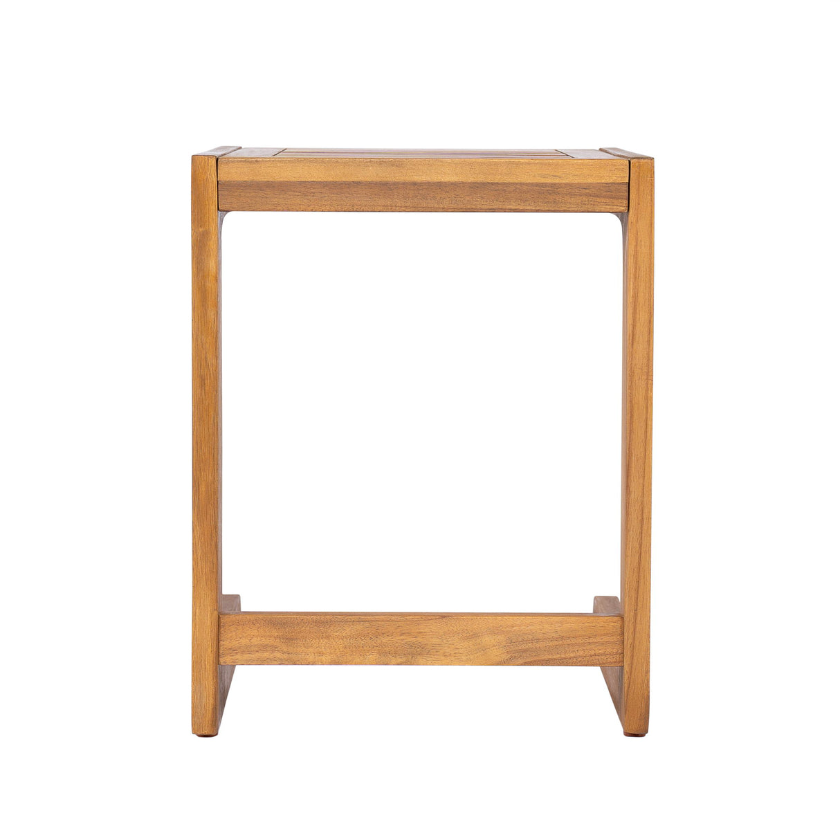 Ashwell - Acacia Wood Side Table - Teak