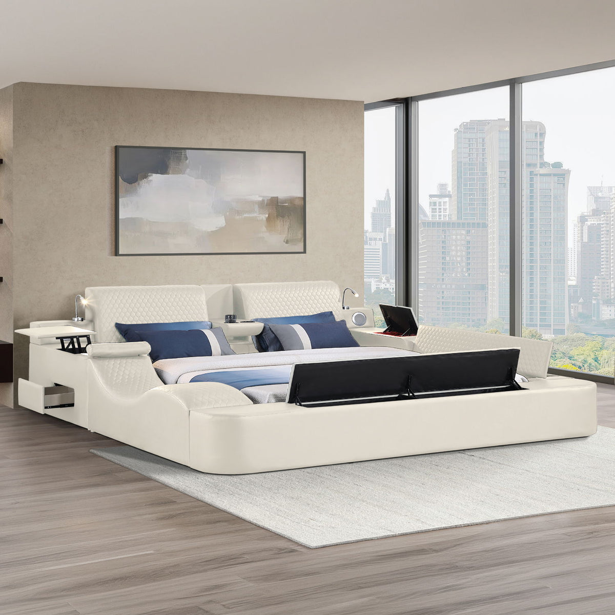 Zoya - Smart Multifunctional Massager Bed
