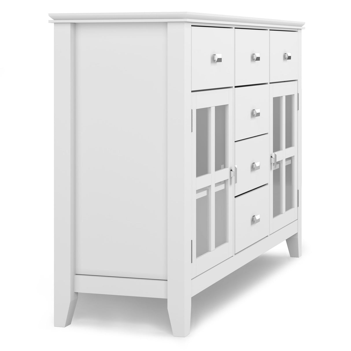 Sideboard Buffet Dining Room Cabinet Solid Wood Storage 54x36in