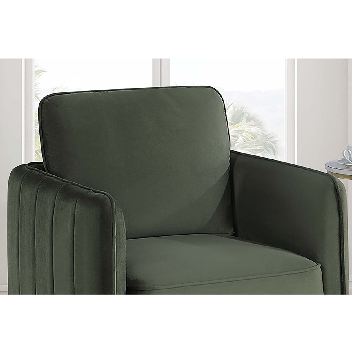Elegant Accent Chair, Upholstered