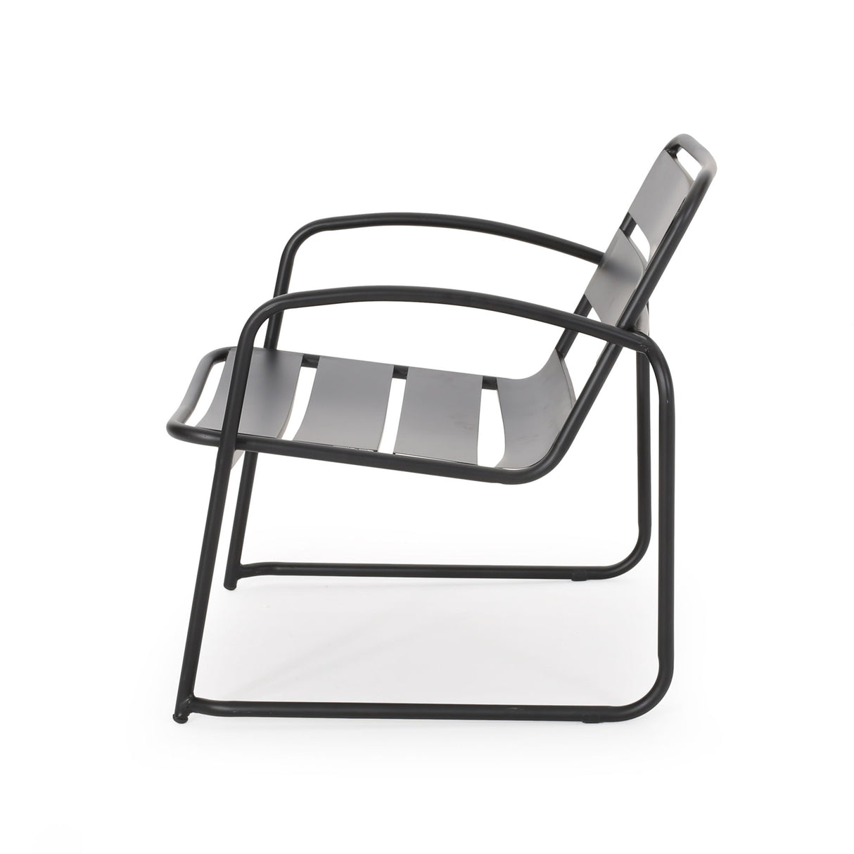 Modern Conrad Chair Outdoor Seating - Matte Black