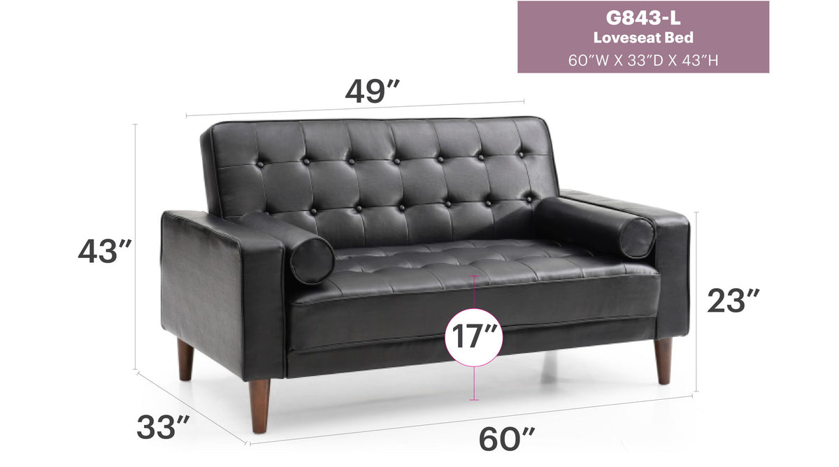 Contemporary Loveseat For Two
