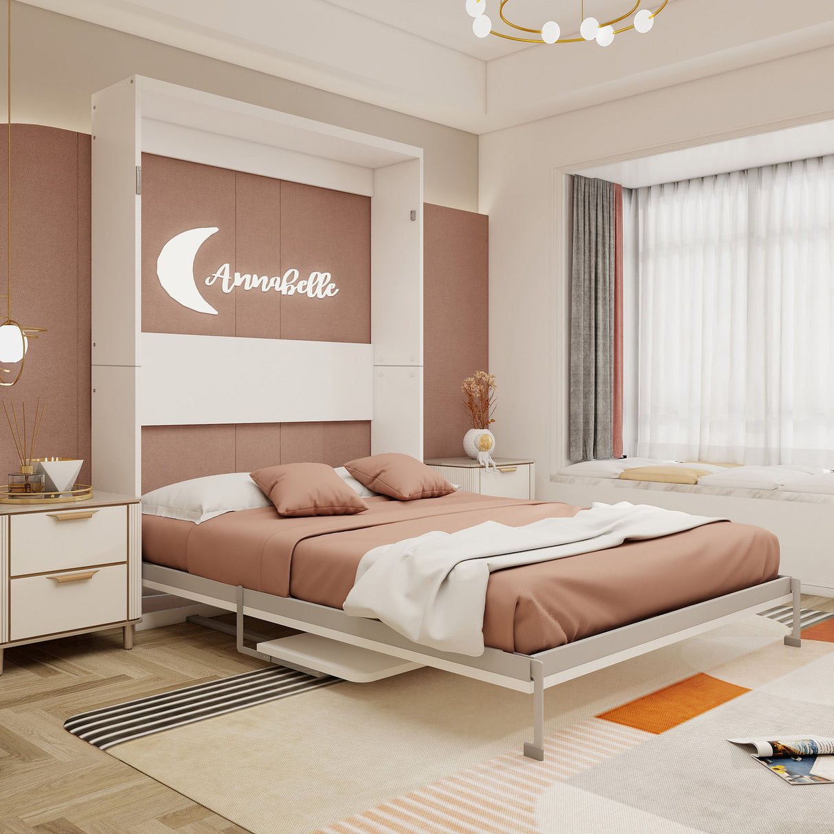 Multifunctional Vertical Murphy Wall Bed