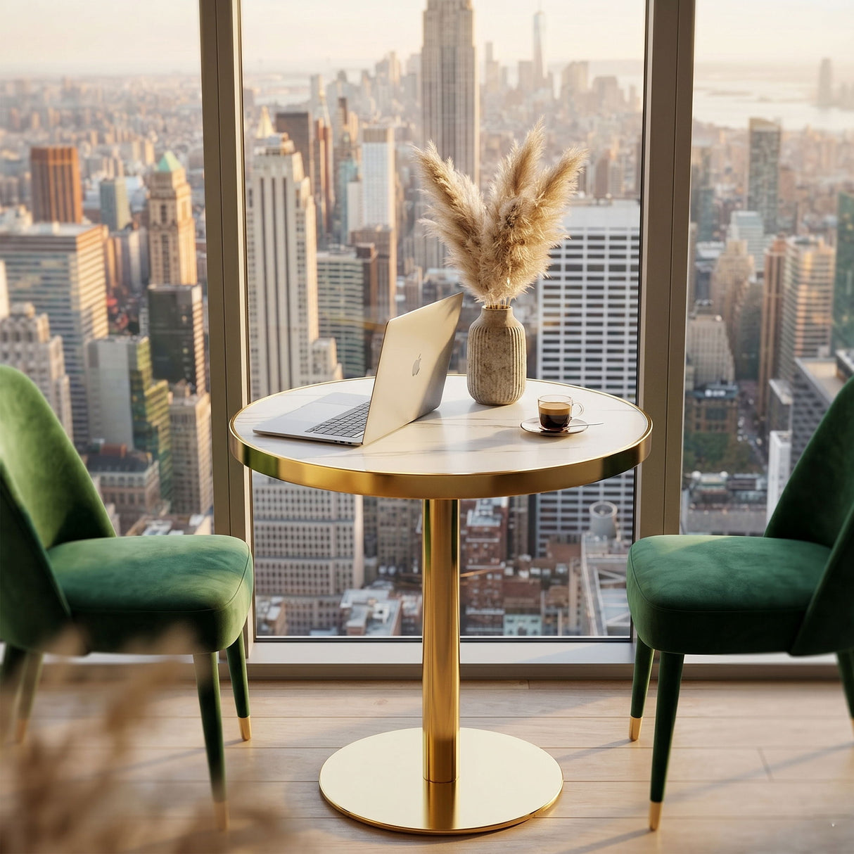 Modern Round Bistro Table