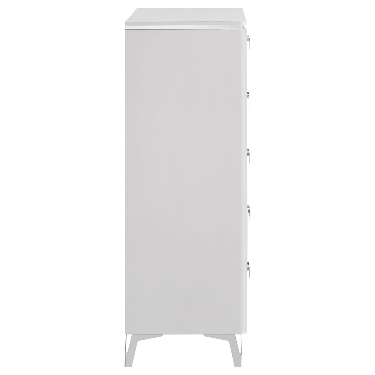 Buckley - 5 Drawer Chest - Gloss White
