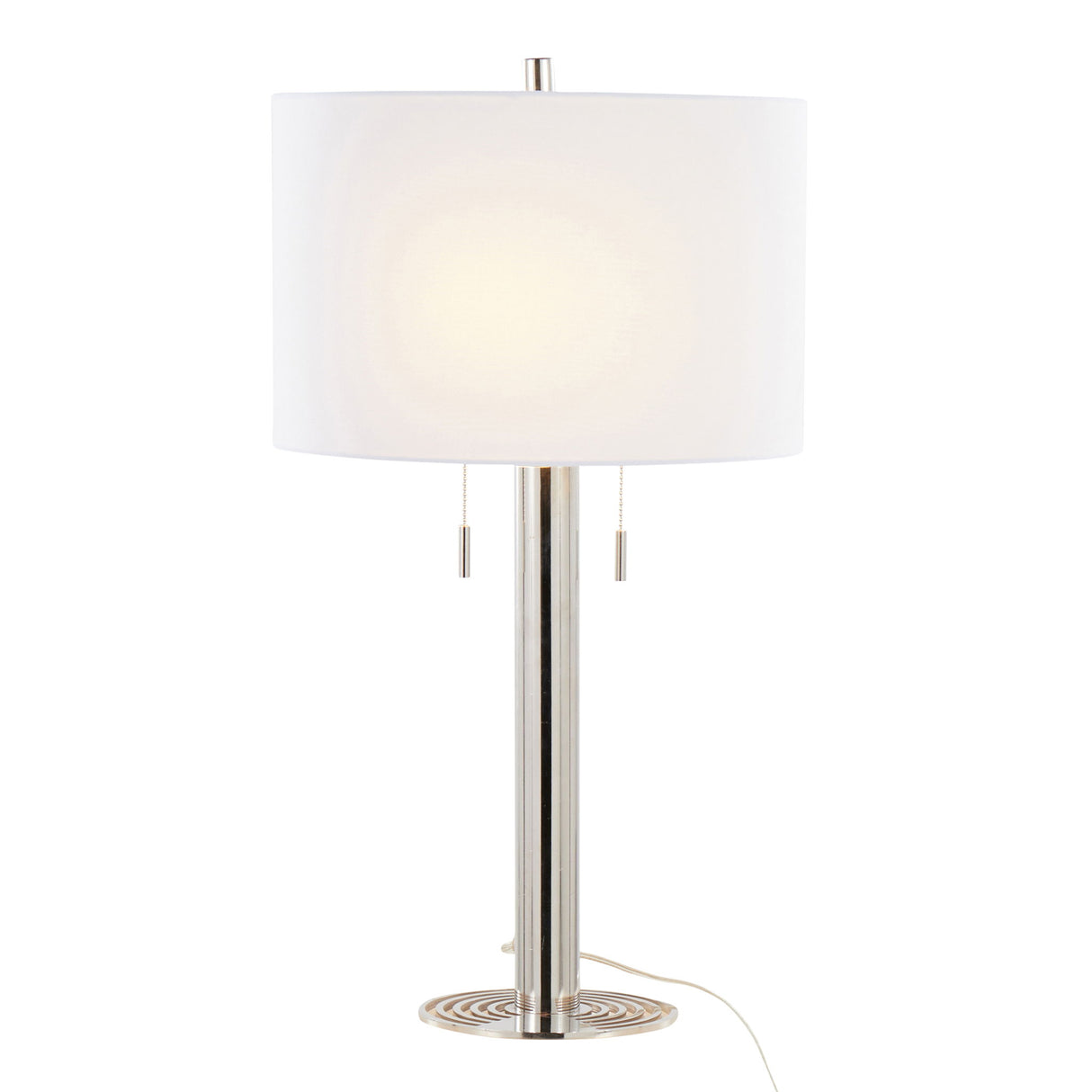Master - 29" Contemporary Table Lamp (Set of 2) - Nickel