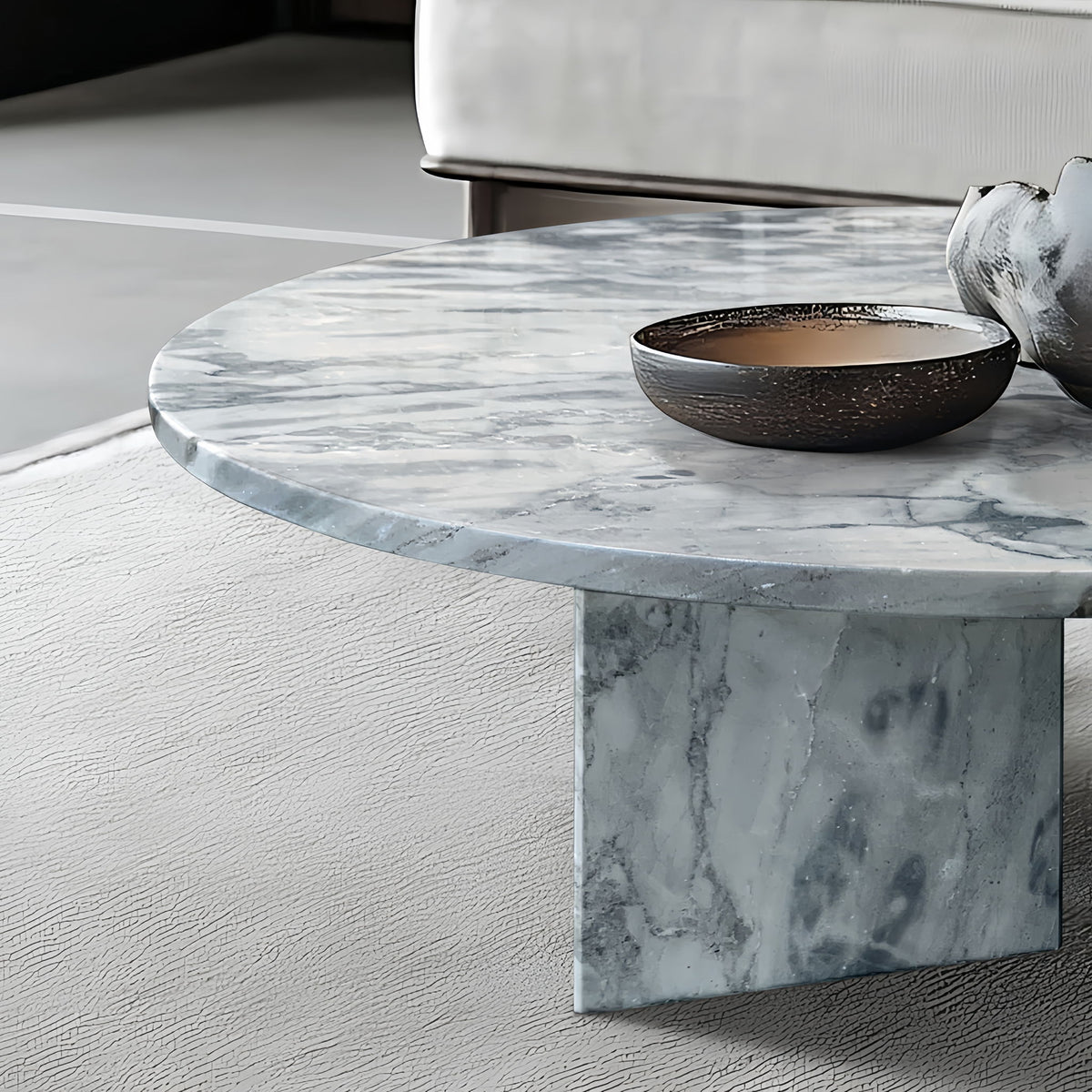 Luxury Coffee Table With Unique Veining, Unique Stone Design