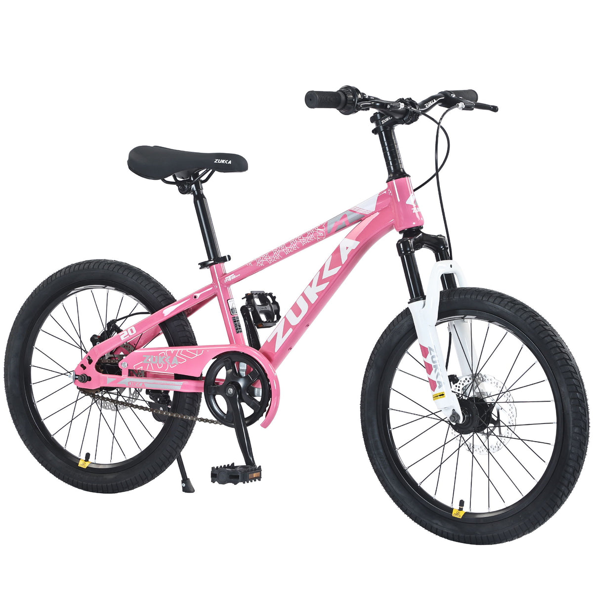 Zukka - 20" Mountain Bike With Adjustable Saddle And Suspension Fork