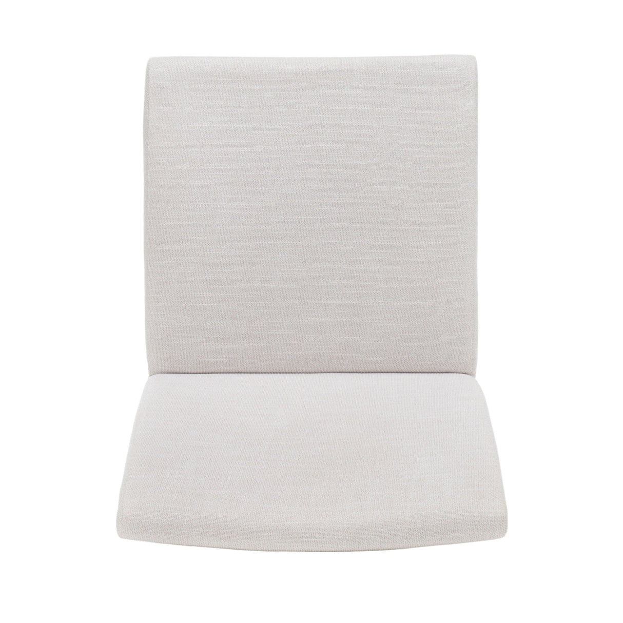 Contemporary Dining Chair (Set of 2) With Upholstered Legs - Light Beige