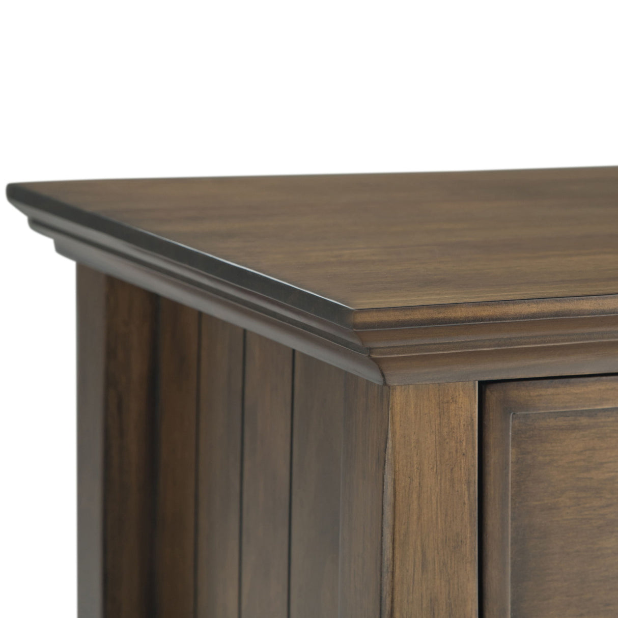 Acadian - Bedside Table - Rustic Natural Aged Brown