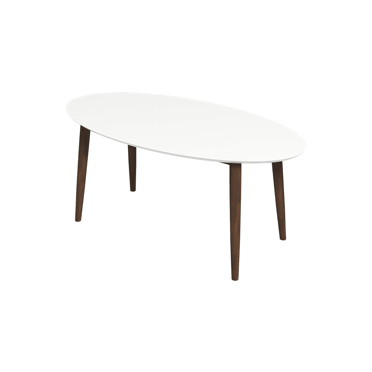 Ada - Mid-Century Modern Style Oval Dining Table