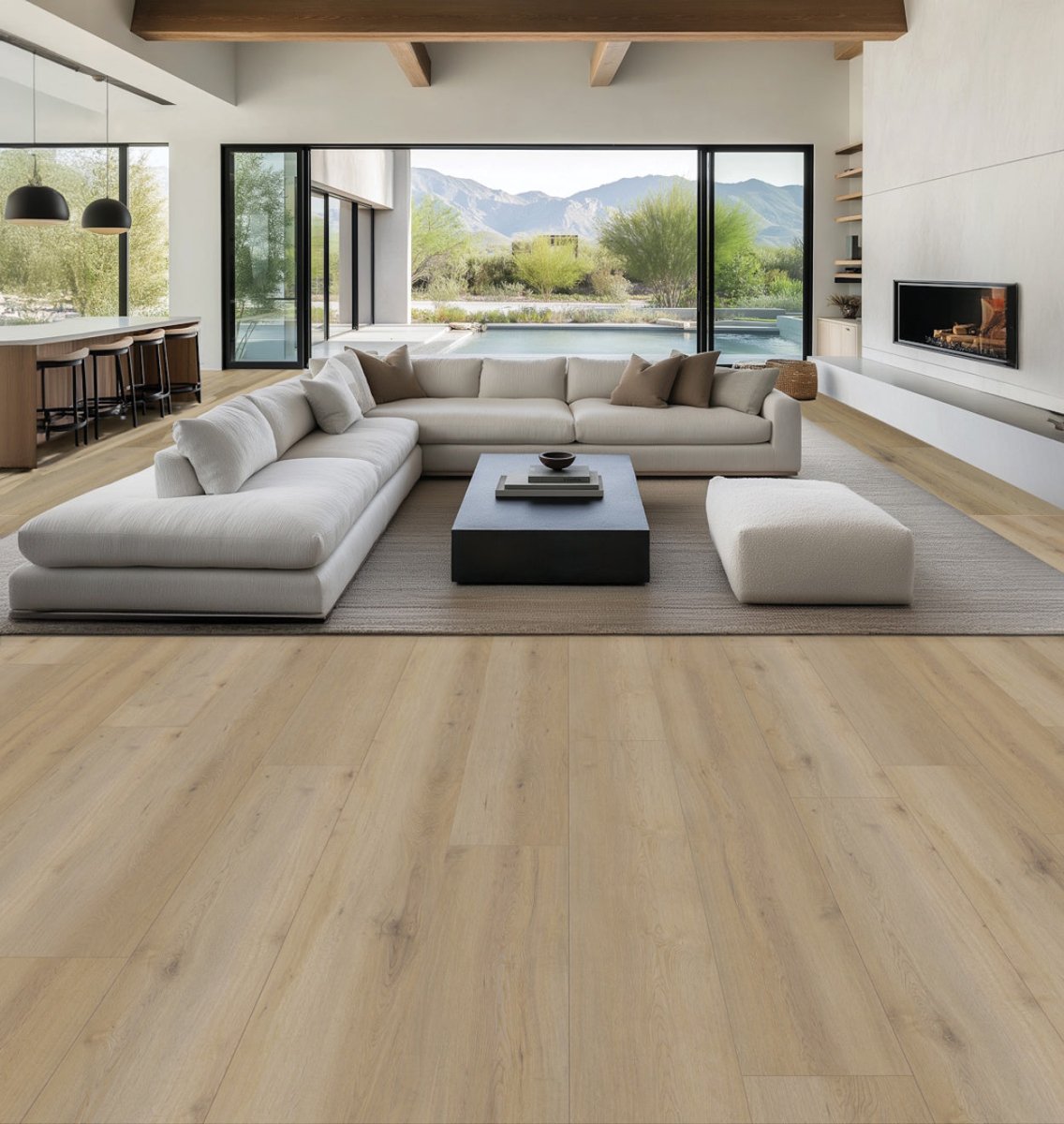 Casabella AquaProof XL Andiron 9.3" 14mm Laminate Flooring - Laminate Flooring available at Alpine Outlets in Denver