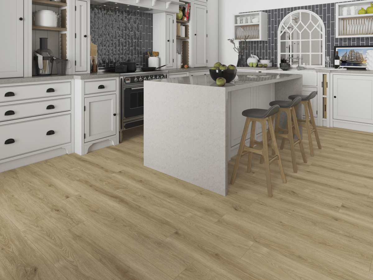 Casabella FirmFit Matte Weller 7" SPC Vinyl Plank Flooring - Vinyl Flooring available at Alpine Outlets in Denver