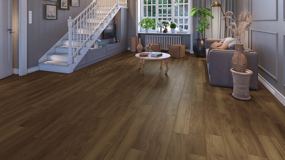 Casabella FirmFit Stateside Downtown Pavilion Oak 7.6" 5mm SPC Vinyl Plank Flooring - Vinyl Flooring available at Alpine Outlets in Denver