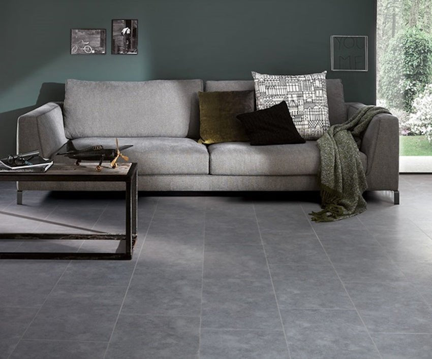 Casabella ScubaSeal Tile Colosseum 12" 5.5mm SPC Vinyl Plank Flooring - Vinyl Flooring available at Alpine Outlets in Denver