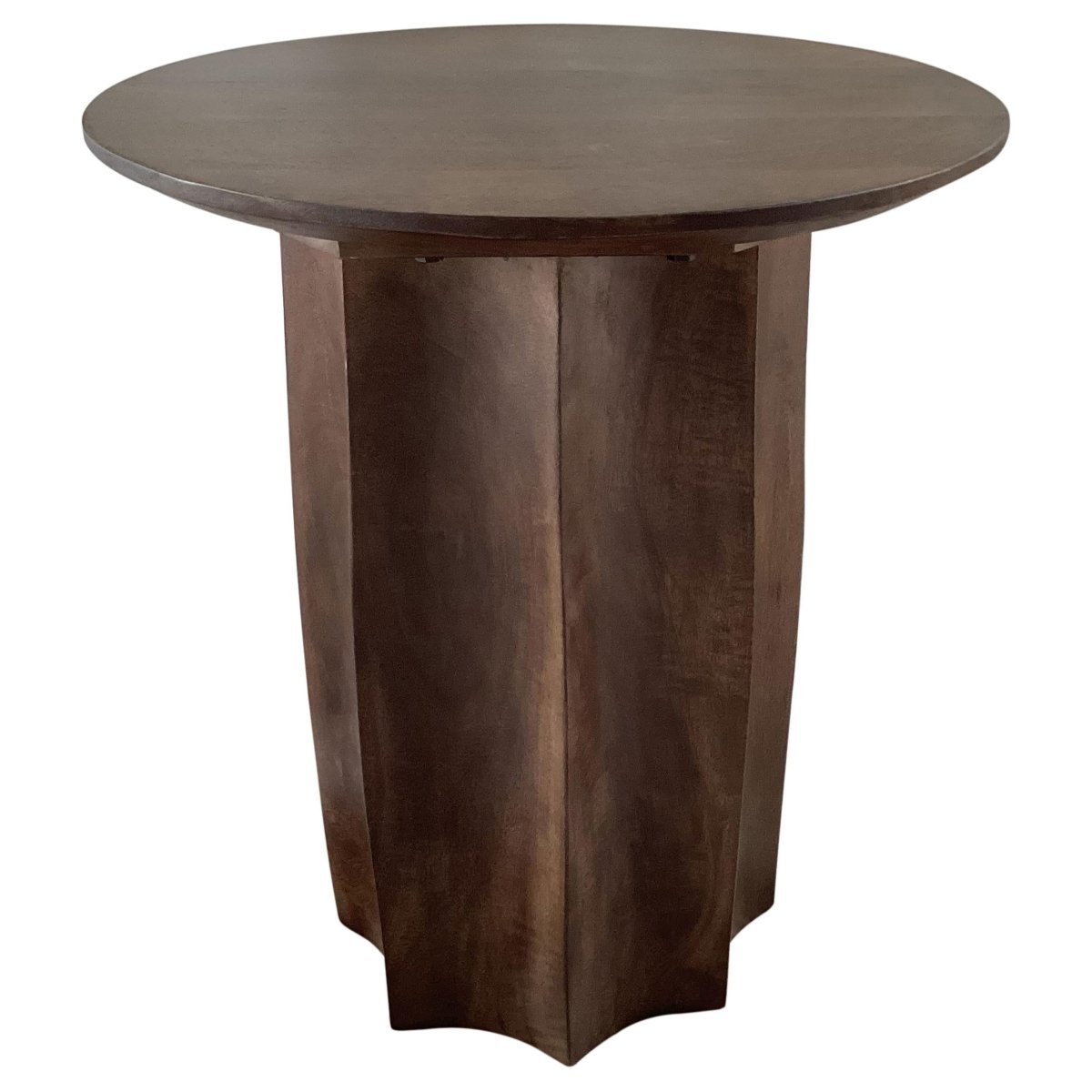 Cayenne Solid Mango Wood Accent Side Table, Walnut - End & Side Tables available at Alpine Outlets in Denver