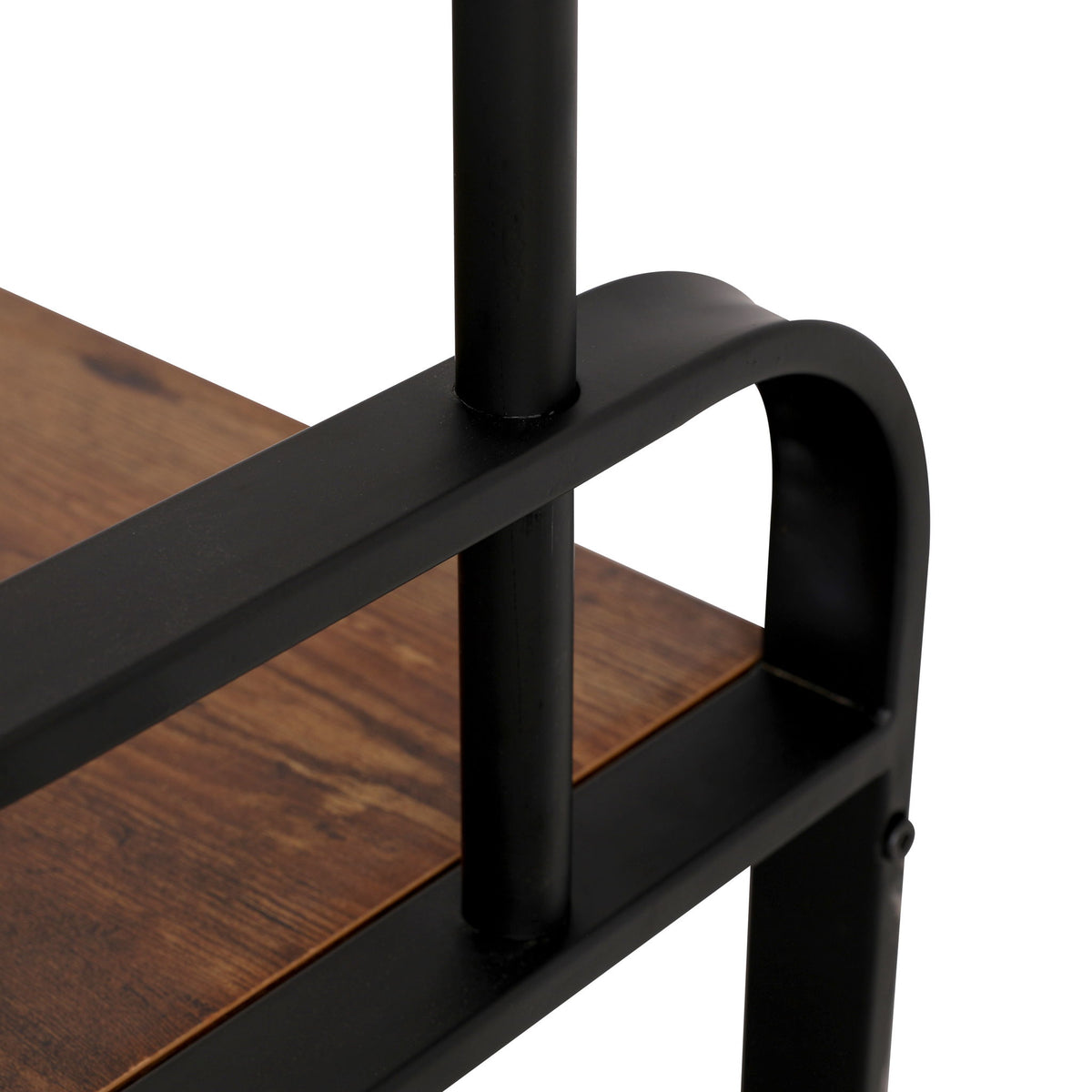 Coat Rack, Hall Tree With Shoe Bench For Entryway, Entryway Bench With Coat Rack, 4 In 1, With 9 Removable Hooks - Rustic Brown / Black