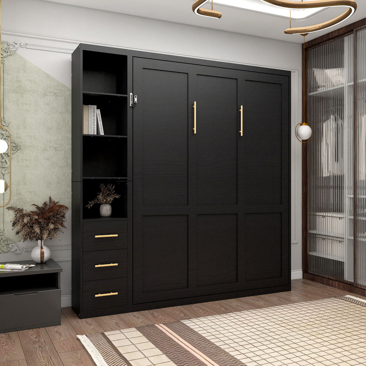 Multifunctional Vertical Murphy Wall Bed