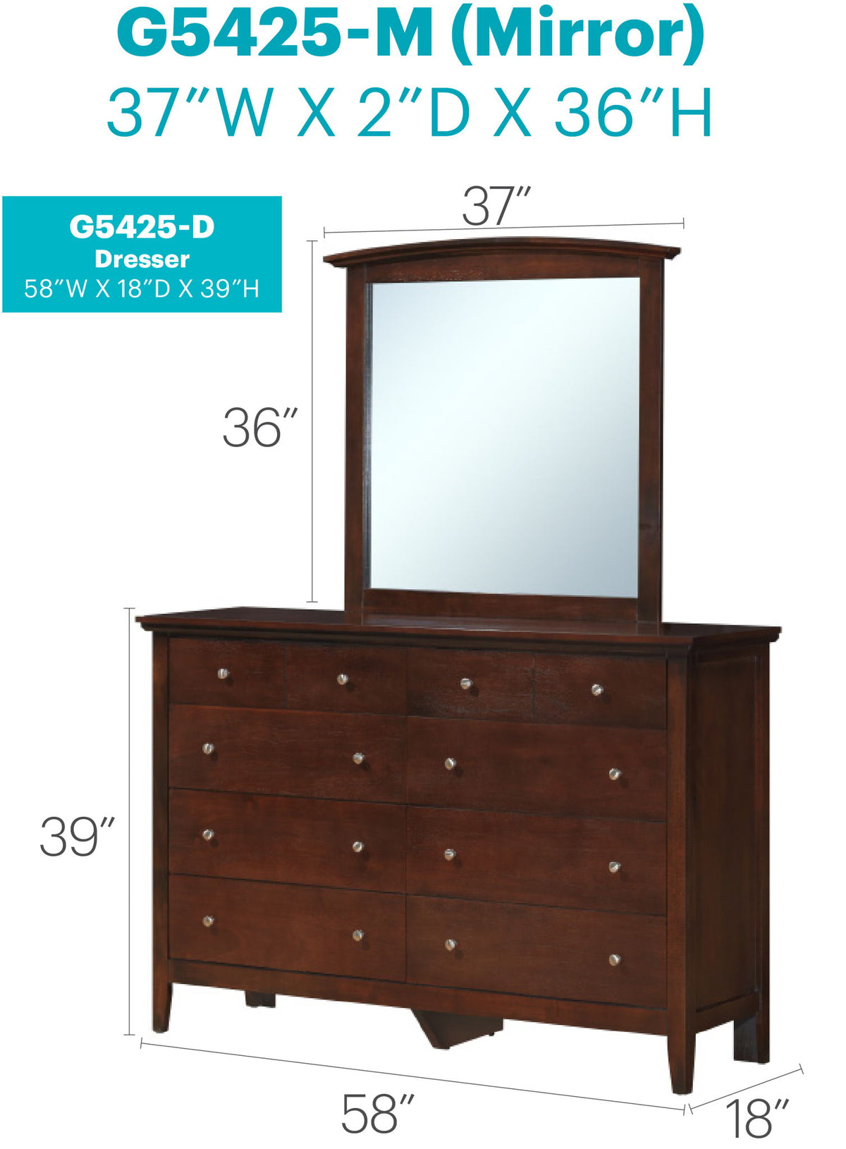 Hammond - Elegant Casual Dresser For Any Room