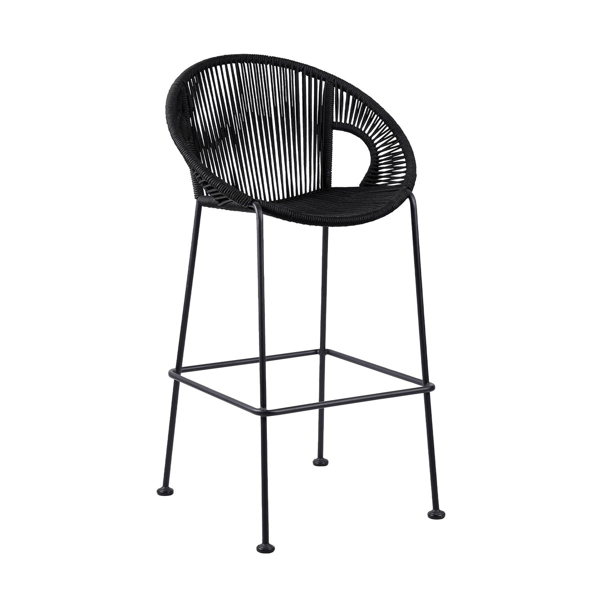 Acapulco - 30" Indoor Outdoor Steel Bar Stool With Rope Set of 2