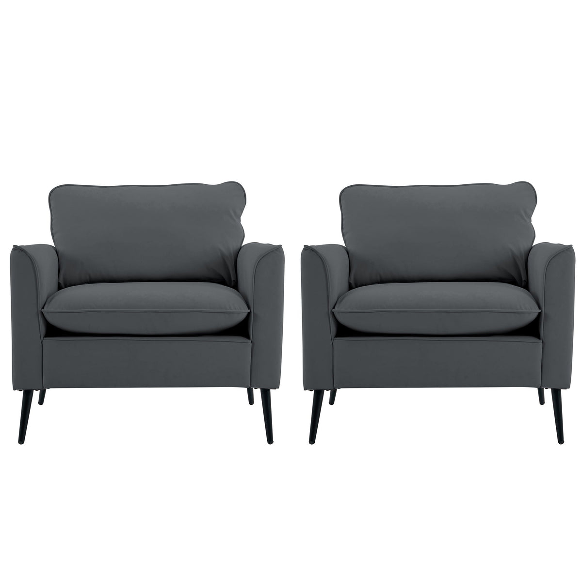 Nordic Retro Light Luxury Upholstered Sofa Chair