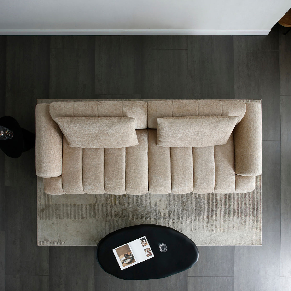 4 Seater Sectional Sofa For Living Room Spaces - Camel