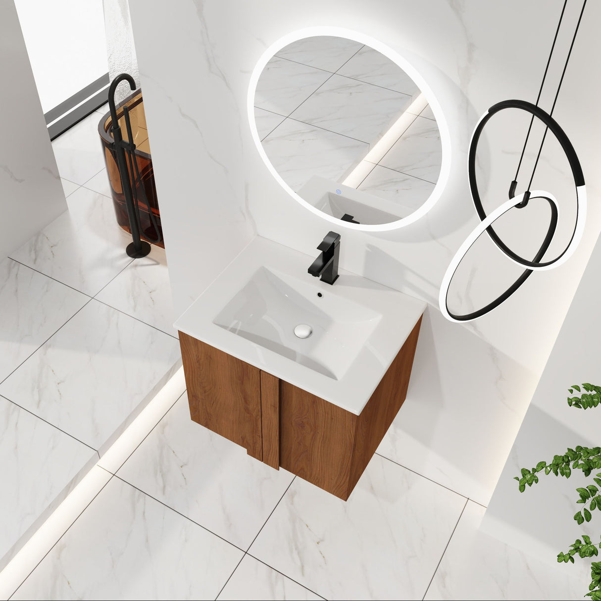 Floating Bathroom Vanity With Sink Combo