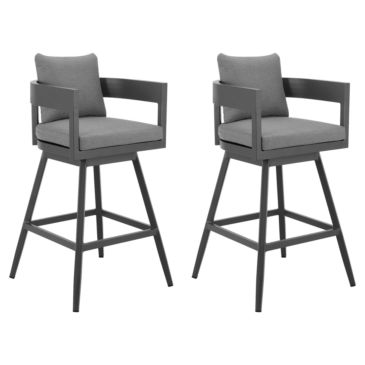 Menorca - Outdoor Patio Swivel Bar Stool Set