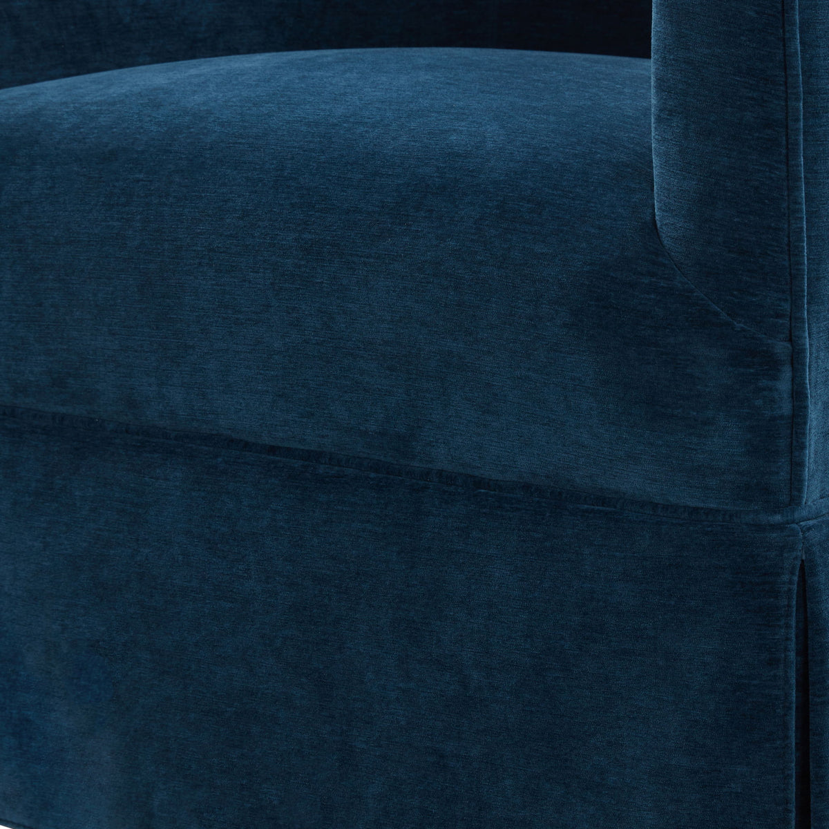 Elm - Skirted Swivel Chair