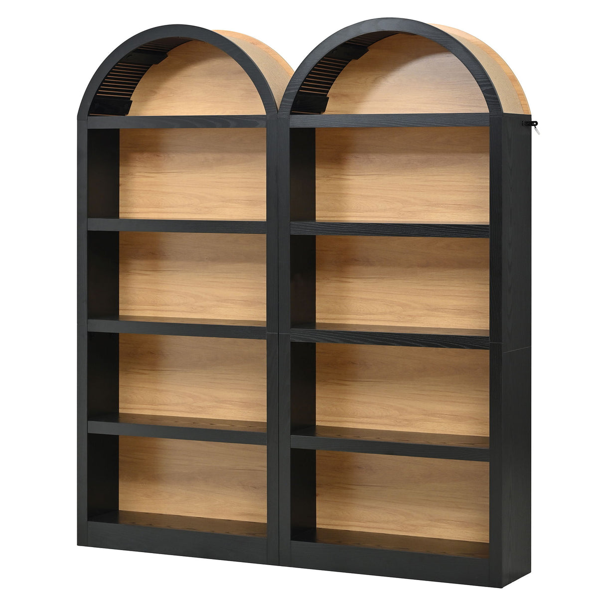 Freestanding Tall Bookshelves (Set of 2)