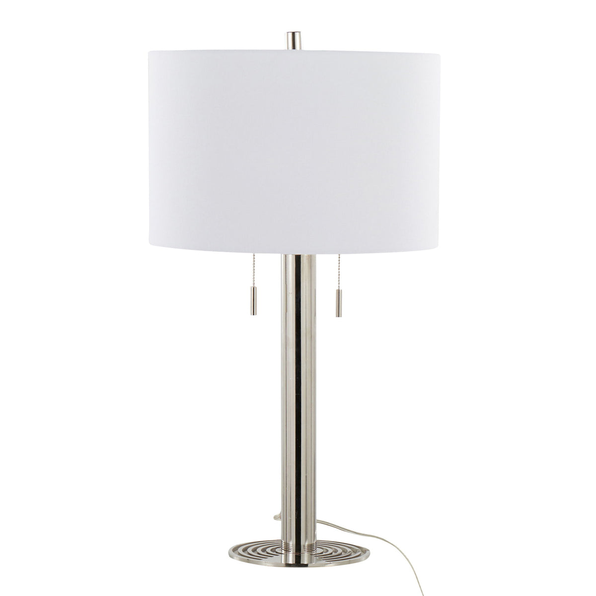 Master - 29" Contemporary Table Lamp (Set of 2) - Nickel