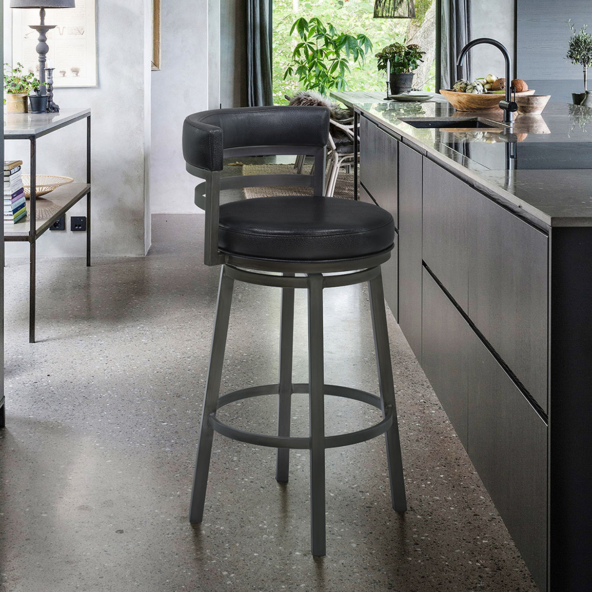 Titana - Barstool - Mineral Finish