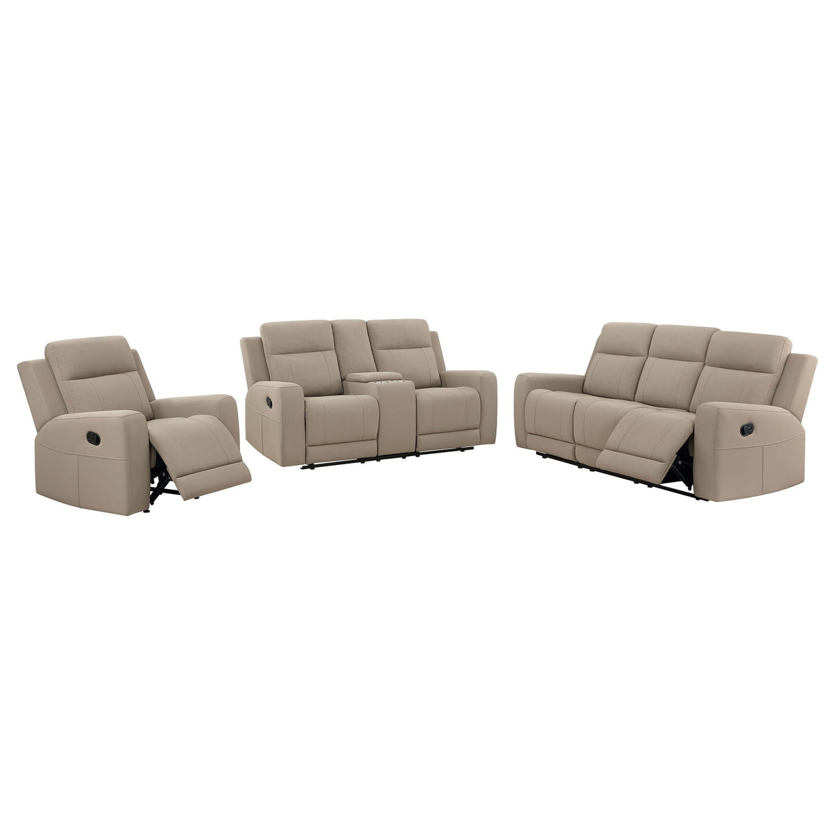 Slater - Reclining Sofa Set With Manual Recline