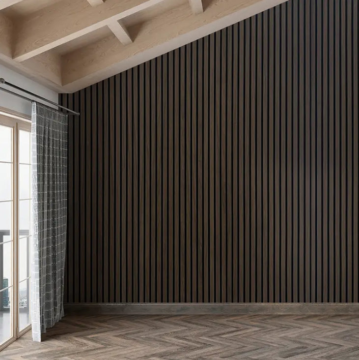 RooAoo Walnut JK 004 Acoustic Wood Slat Wall Panel