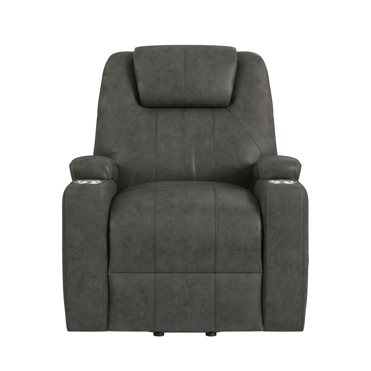 Kenmore - P1 Lift Chair With Heat Massage - Simba Dark Gray