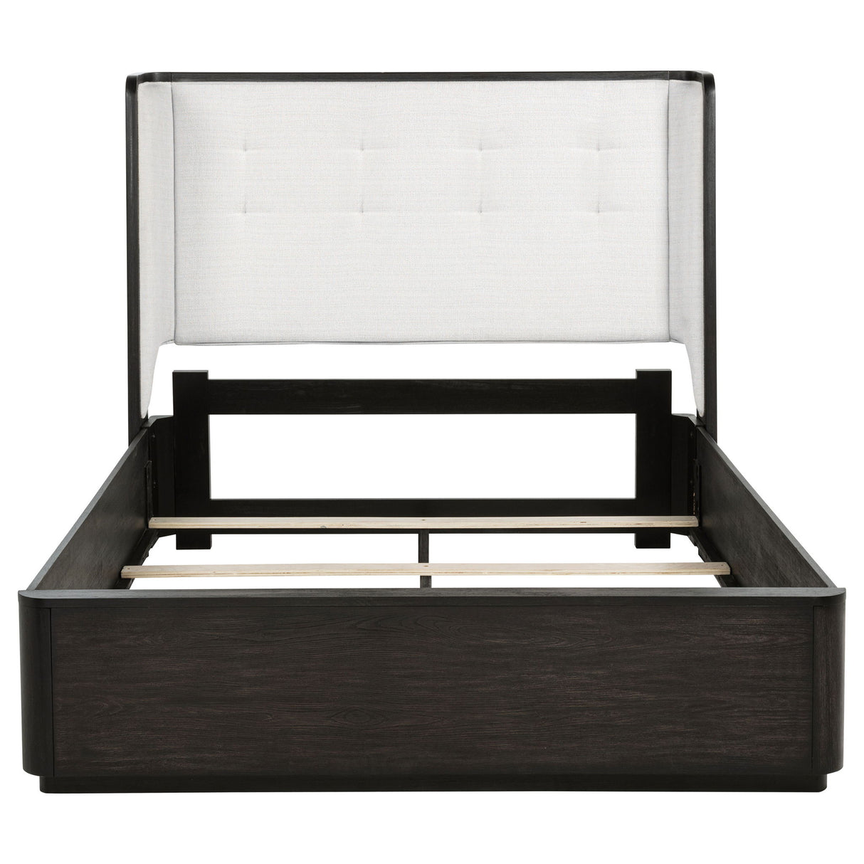 Bangor - Wingback Bed With Upholstered Headboard