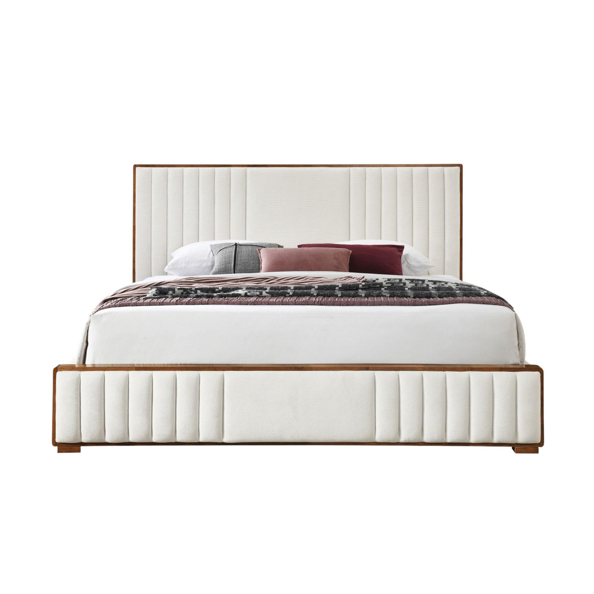 Kaleea - Queen Bed - Beige