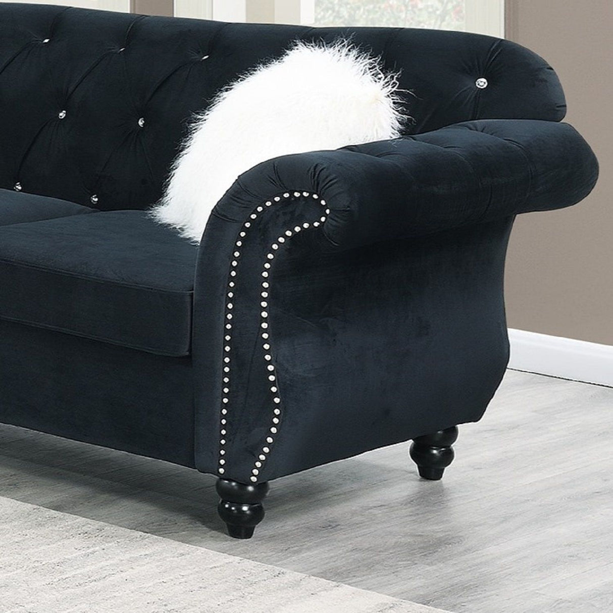 Sofa With Pillows Living Room Furniture Couch