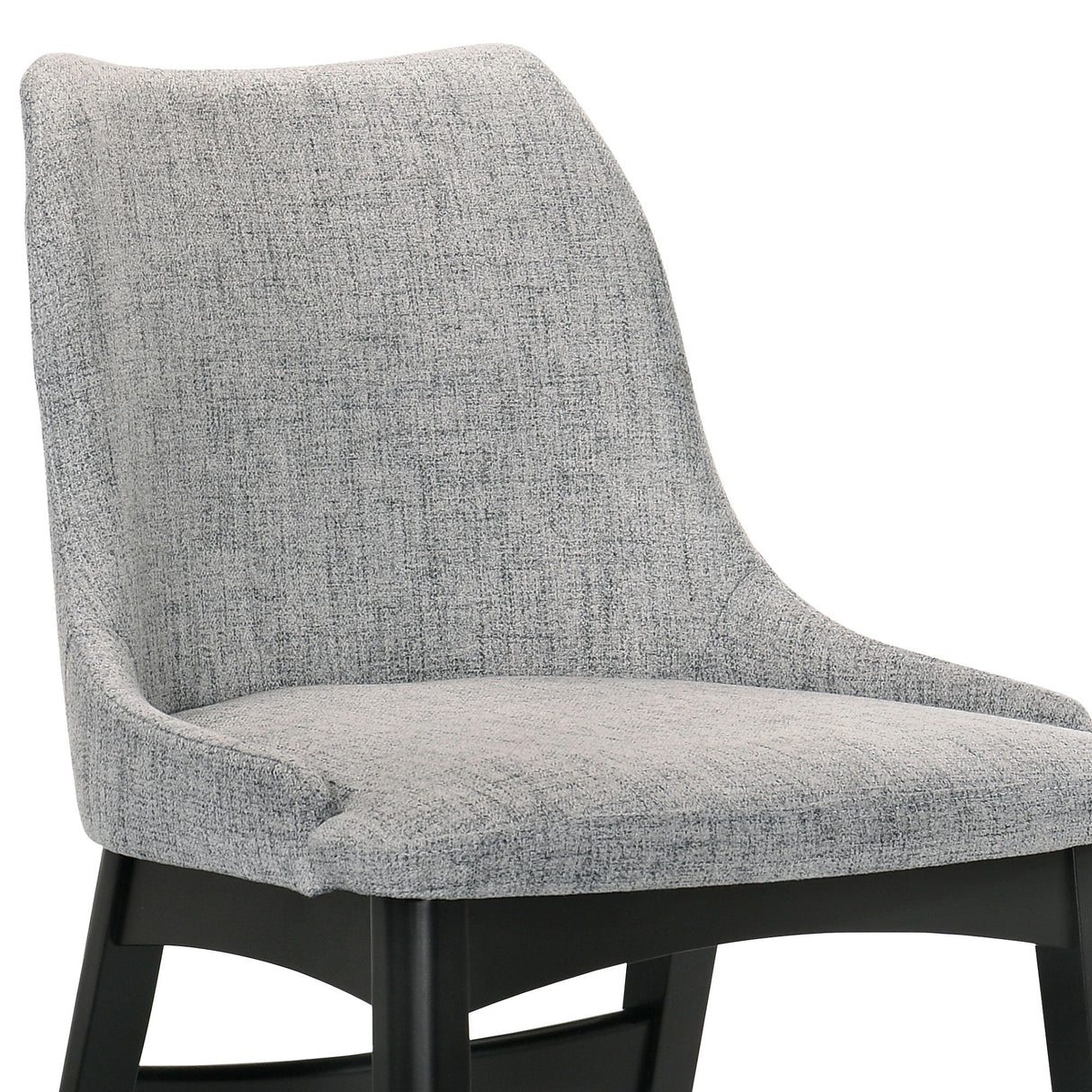 Azalea - Dining Side Chairs (Set of 2) - Gray / Black