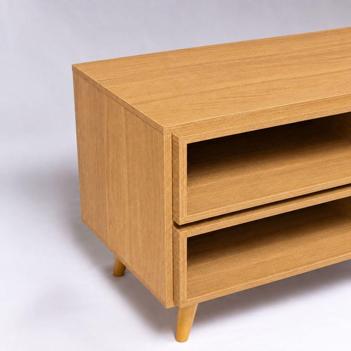TV Stand For TVs Up To 60" With 2 Doors And 2 Open Shelves
