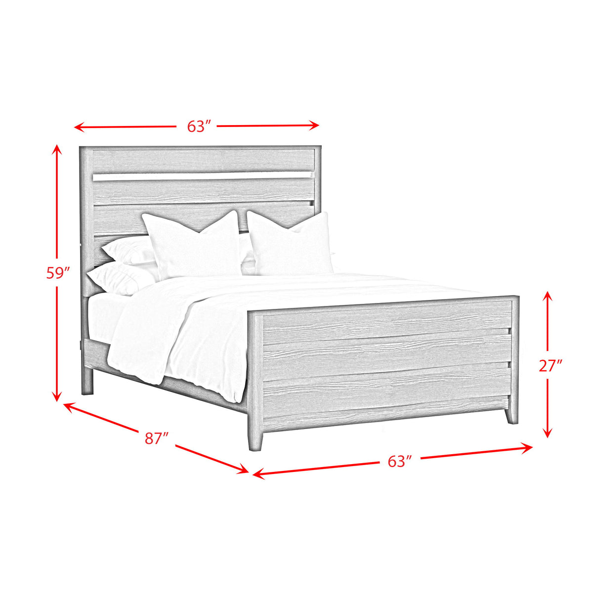 Tobias - Bed With LED