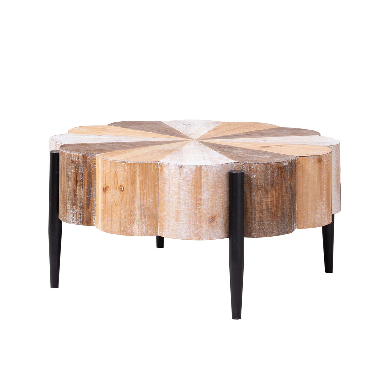 Flower Shaped Coffee Table For Living Room - Multicolor