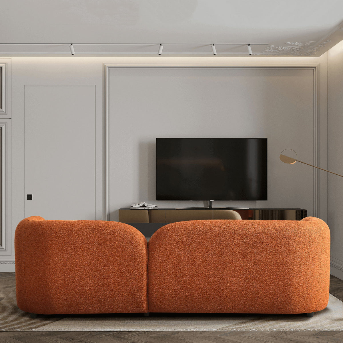 Donna - Japandi Style, Boucle Sofa