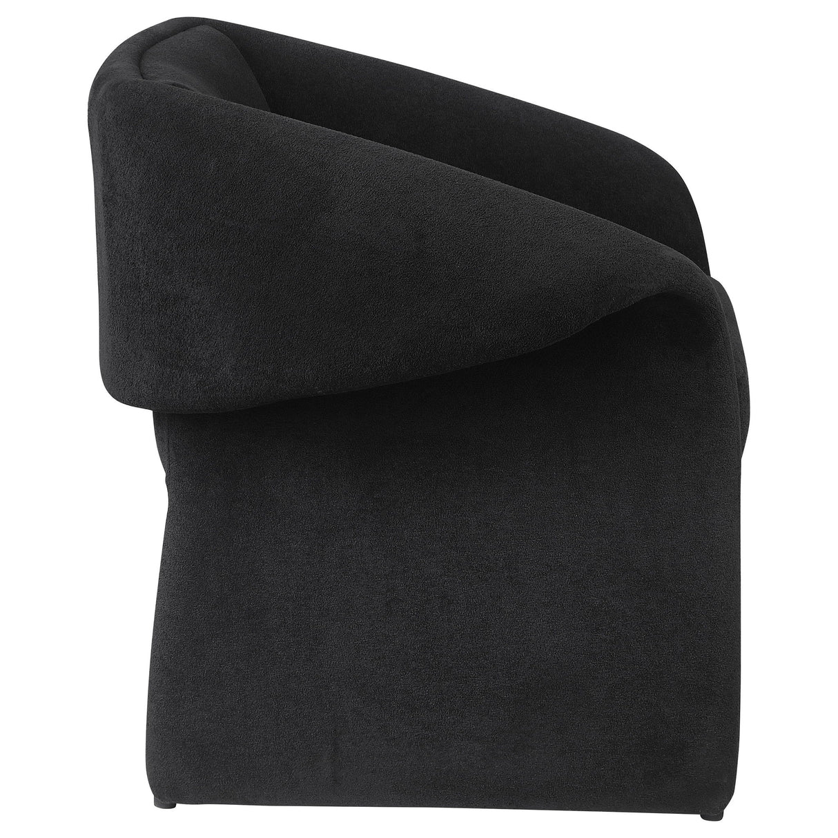 Mcdonald - Upholstered Sloped Arm Accent Chair - Black