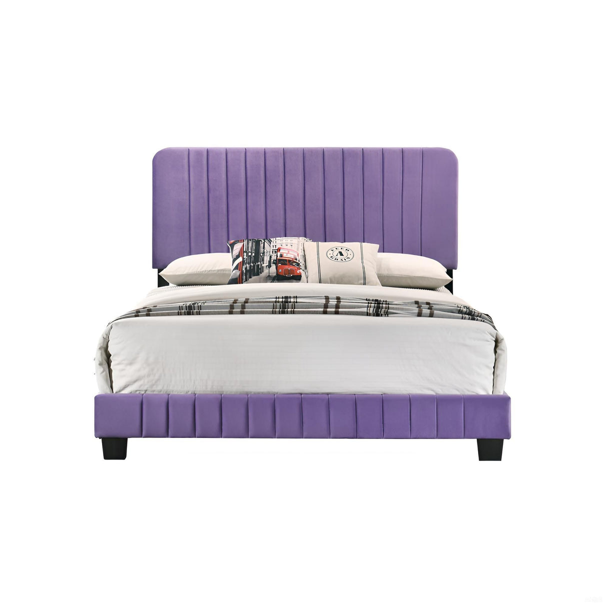 Channel Tufted Bed