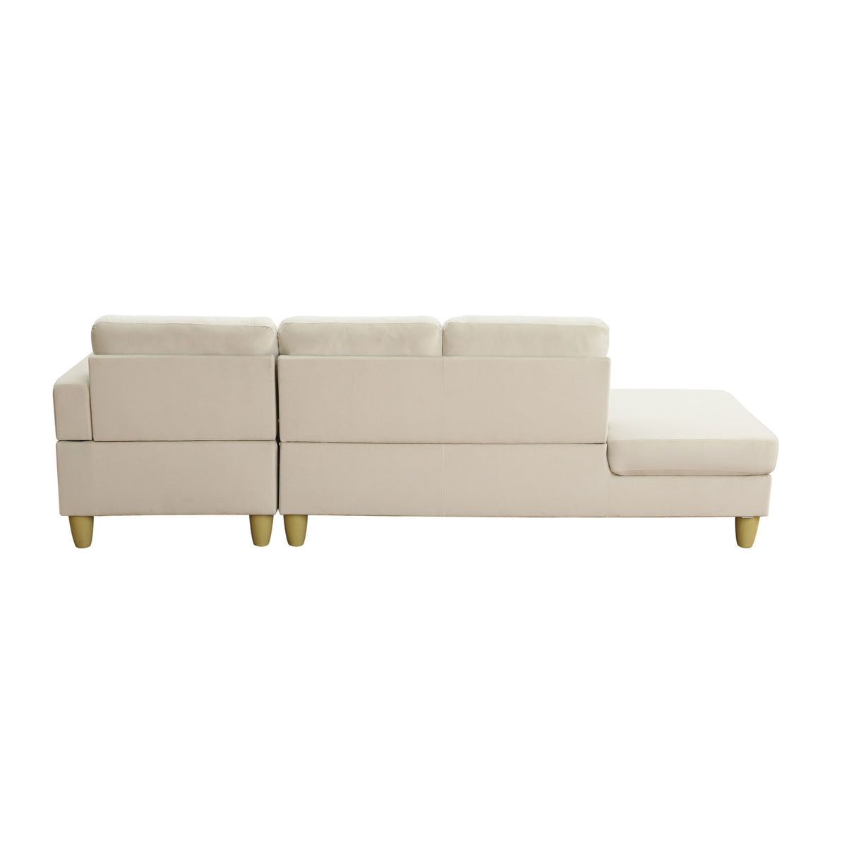 L - Shaped Sectional Sofa With Chaise & Ottoman